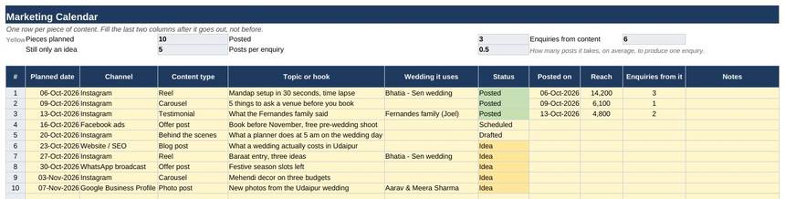 21 Grow Your Planning Business — Marketing Calendar